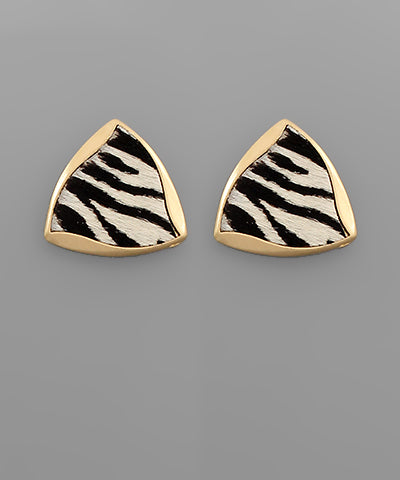 Zebra Trinity Studs