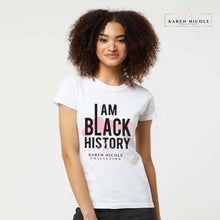 Load image into Gallery viewer, I AM Black History Tee (White)
